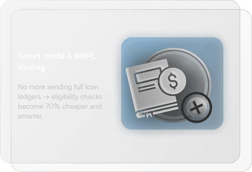 Smart credit routing system showing optimized checks