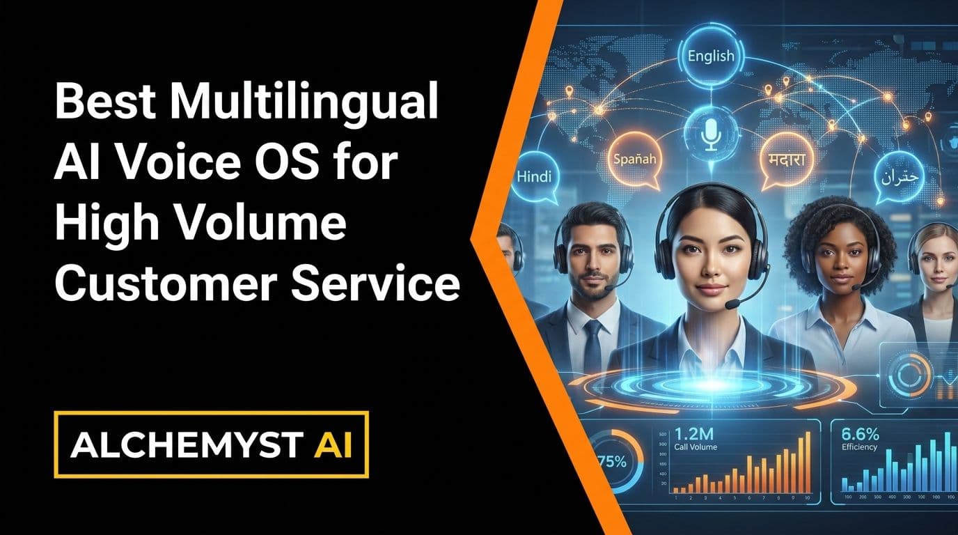 Best Multilingual AI Voice OS for High Volume Customer Service