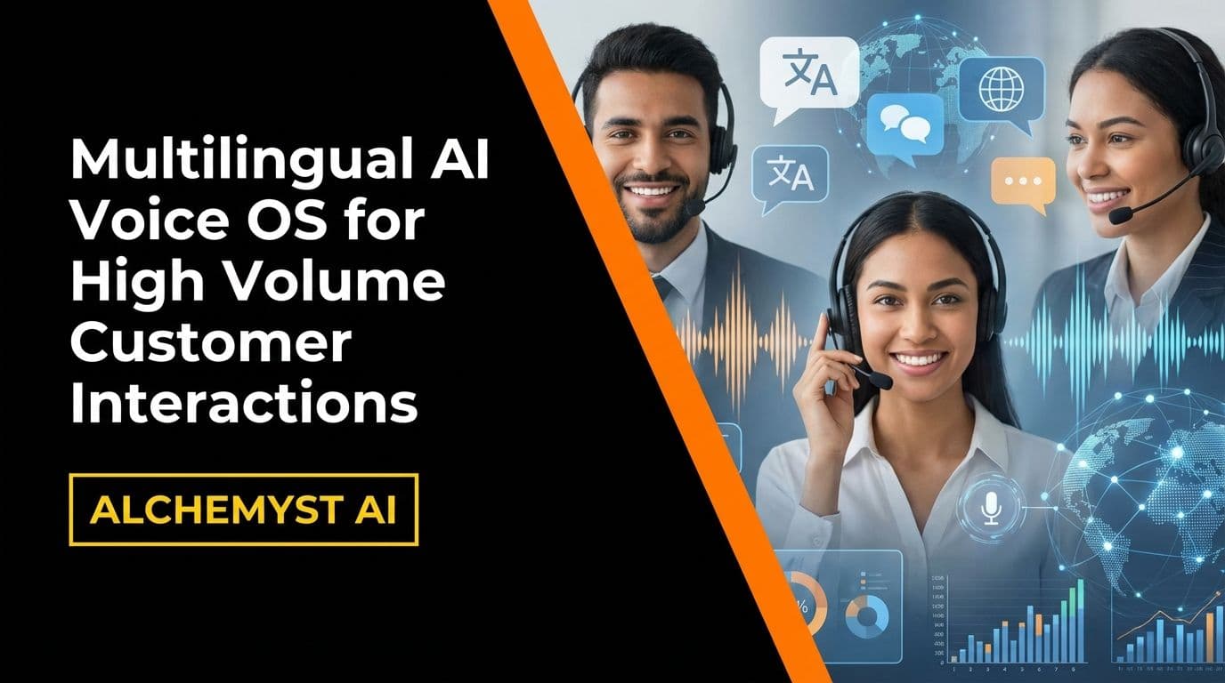 Multilingual AI Voice OS for High Volume Customer Interactions